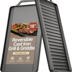 18” Reversible Cast Iron Griddle