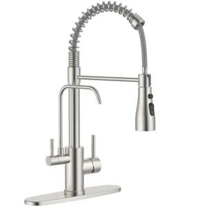 Kitchen Faucet with Water Filter and Sprayer